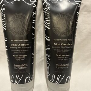 2 NEW Tweak'd by Nature Tribal Chocolate Cleansing Hair Treatment 3oz